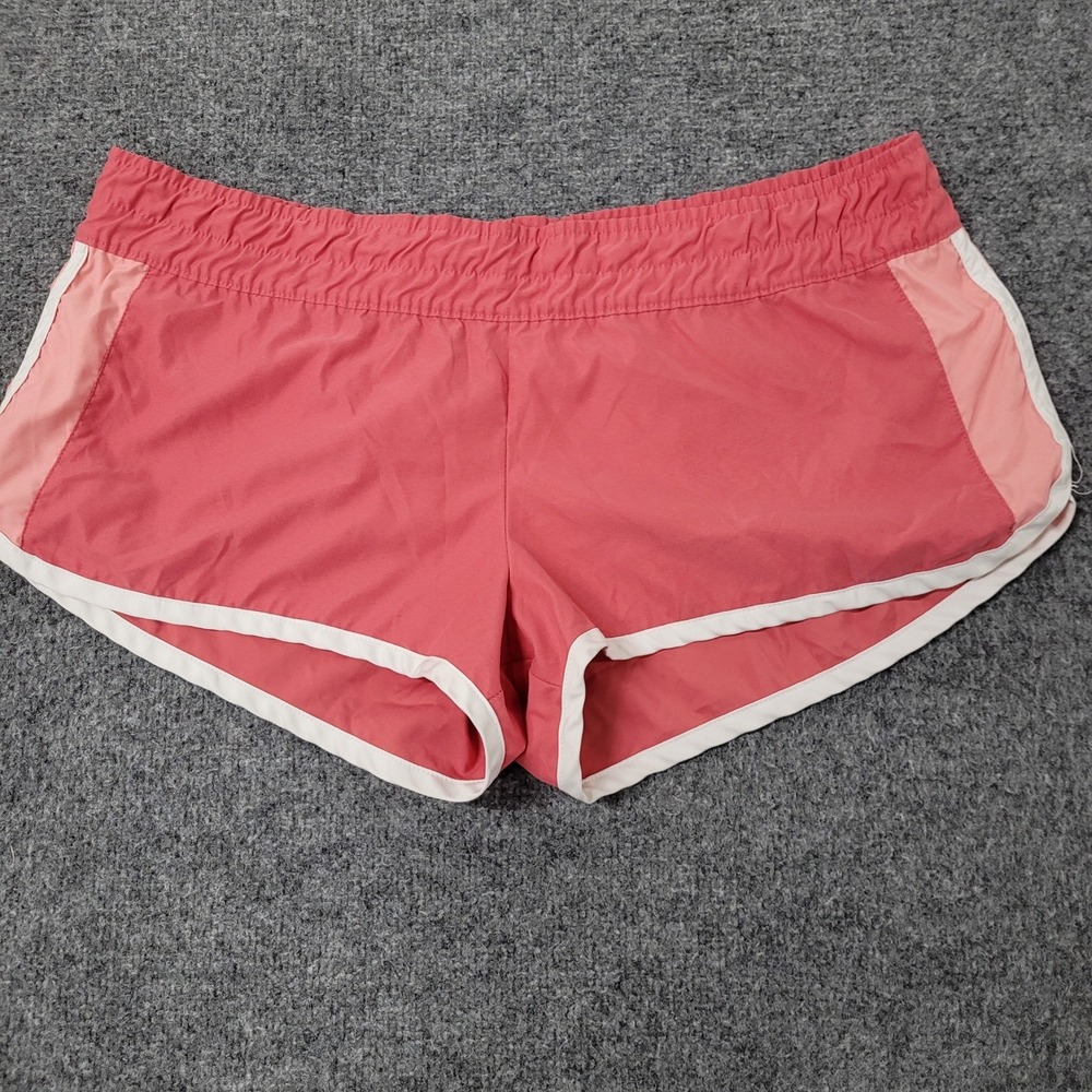 Nike Shorts Womens XL Pink Coral Athletic Running Dolphin Hem Elastic Waist